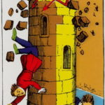 16 The Tower Tarot d’ Epinal