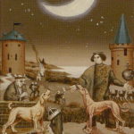 18 The Moon Bruegel Tarot by Guido Zibordi Marchesi