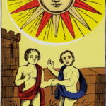 19 The Sun Tarot d’ Epinal