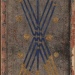 Visconti-Sforza Tarot deck Seven of Wands
