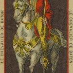 24 Knight of Wands – The Etteilla Tarot, The Book of Thoth