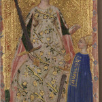 Visconti-Sforza Tarot deck Queen of Swords