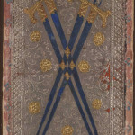 Visconti-Sforza Tarot deck Four of Swords