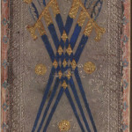 Visconti-Sforza Tarot deck Six of Swords