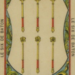 30 6 of Wands – The Etteilla Tarot, The Book of Thoth