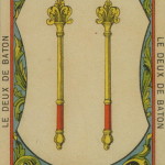 34 2 of Wands – The Etteilla Tarot, The Book of Thoth