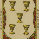 45 5 of Cups – The Etteilla Tarot, The Book of Thoth