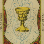 49 Ace of Cups – The Etteilla Tarot, The Book of Thoth
