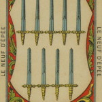 55 9 of Swords – The Etteilla Tarot, The Book of Thoth