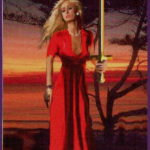 62 Queen of Swords The Krsnic Tarot by Isabel Krsnic