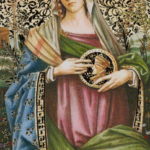76 Queen of Coins The Goldenes Botticelli Tarot