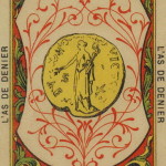 77 Ace of Coins – The Etteilla Tarot, The Book of Thoth