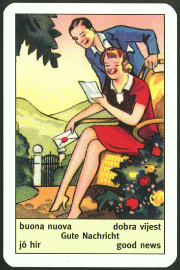 Art Deco fortune telling cards