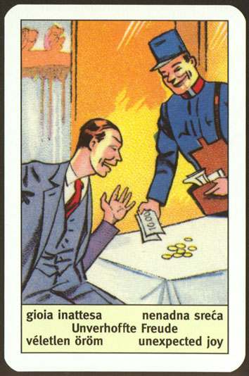 Art Deco fortune telling cards