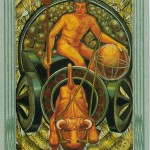 Crowley Thot Tarot Coins – Prince of Disks