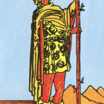 Tarot Rider-Waite 32 Page of Wands