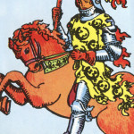 Tarot Rider-Waite 33 Knight of Wands