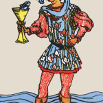 Tarot Rider-Waite 46 Page of Cups