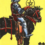 Tarot Rider-Waite 75 Knight of Pentacles