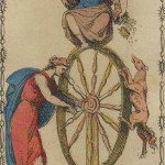 Ancient Tarot of Lombardy 10 La ruota della Fortuna