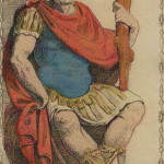 Ancient Tarot of Lombardy 29 Il Re di Bastoni