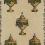 Ancient Tarot of Lombardy 32 Five of Cups