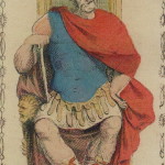 Ancient Tarot of Lombardy 50 Il Re di Danari