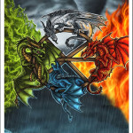 Dragon Tarot by Alecan 10 Wheel of Fortune