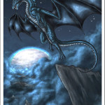 Dragon Tarot by Alecan 18 The Moon