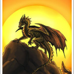 Dragon Tarot by Alecan 19 The Sun