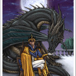 Dragon Tarot by Alecan 4 The Emperor