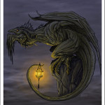 Dragon Tarot by Alecan 9 The Hermit