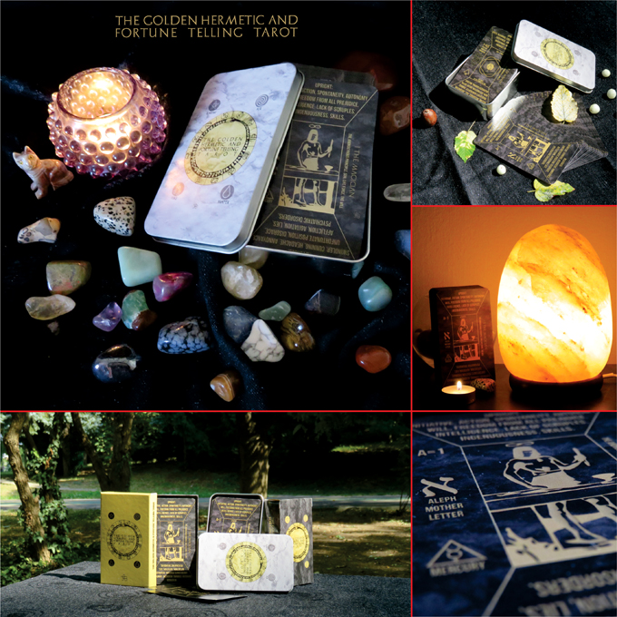 The Golden Hermetic and Fortune Telling Tarot 2018