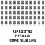 R.I.P. Rockstars Playing and Fortune-telling Cards