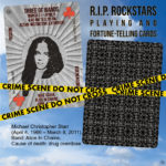 R.I.P. Rockstars Playing and Fortune-telling Cards