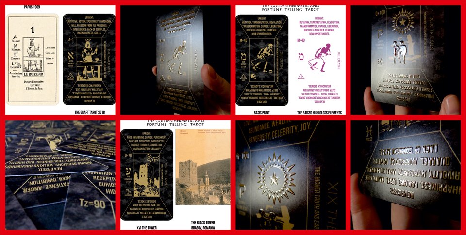 Golden Hermetic Tarot deck