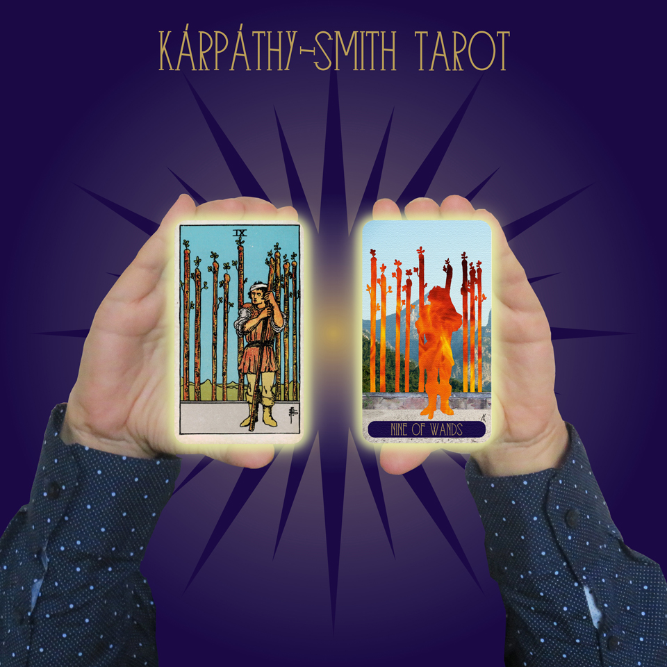 Karpathy-Smith Tarot Nine of Wands