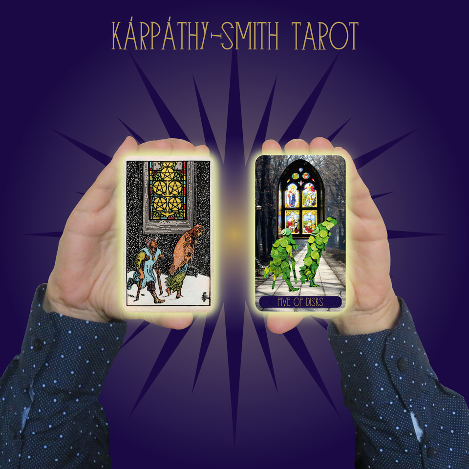 Karpathy-Smith Tarot Five of Disks