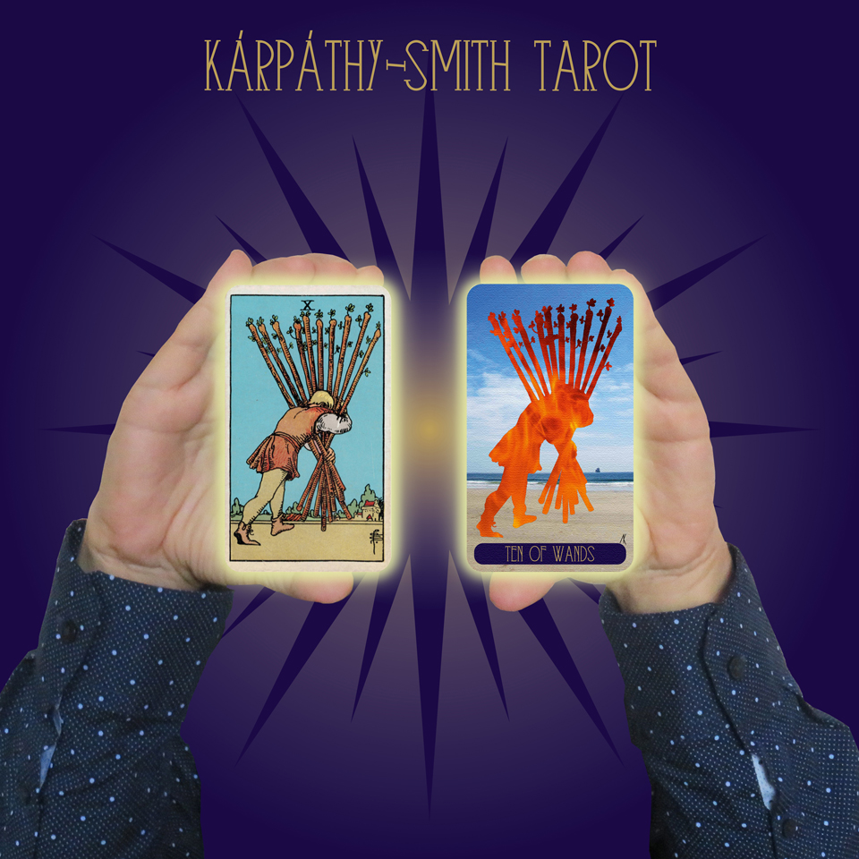 Karpathy-Smith Tarot Ten of Wands